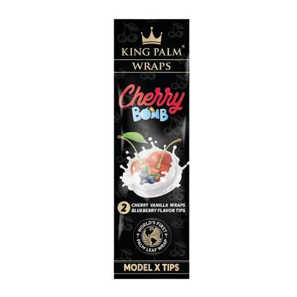 King Palm Wraps / 2pk / XL Cherry Bomb Cherry Vanilla